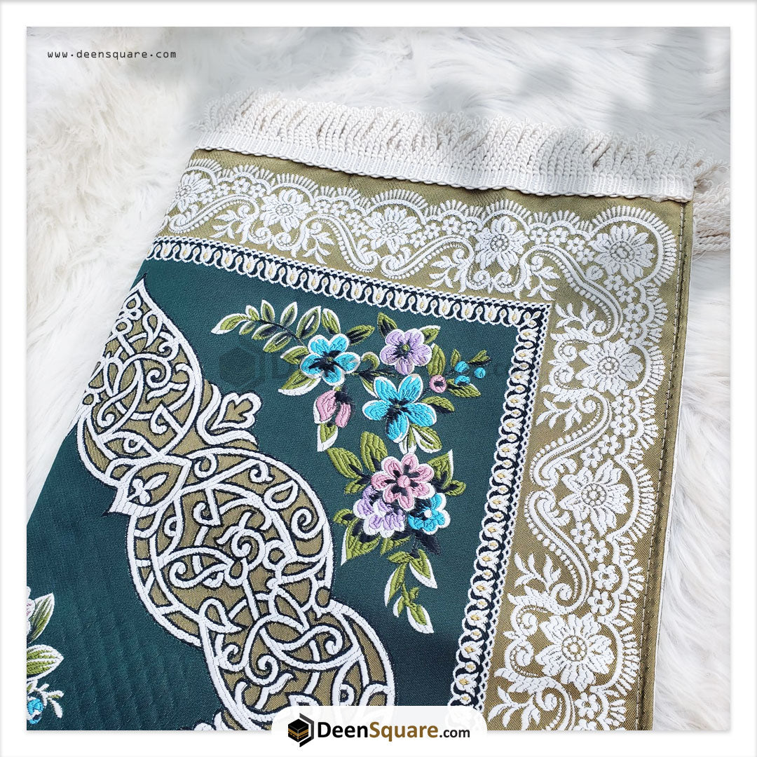 Turkish Floral Design Prayer Mat