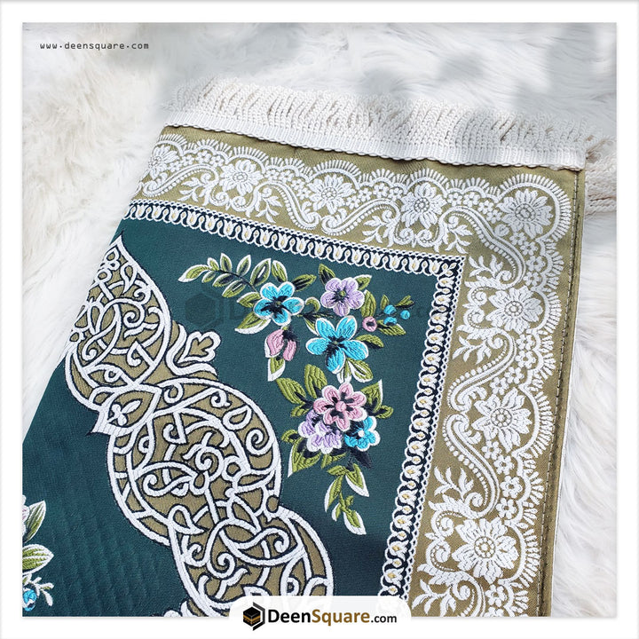 Turkish Floral Design Prayer Mat