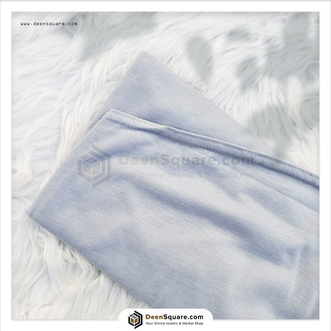 Kids prayer hijab makhna in grey color