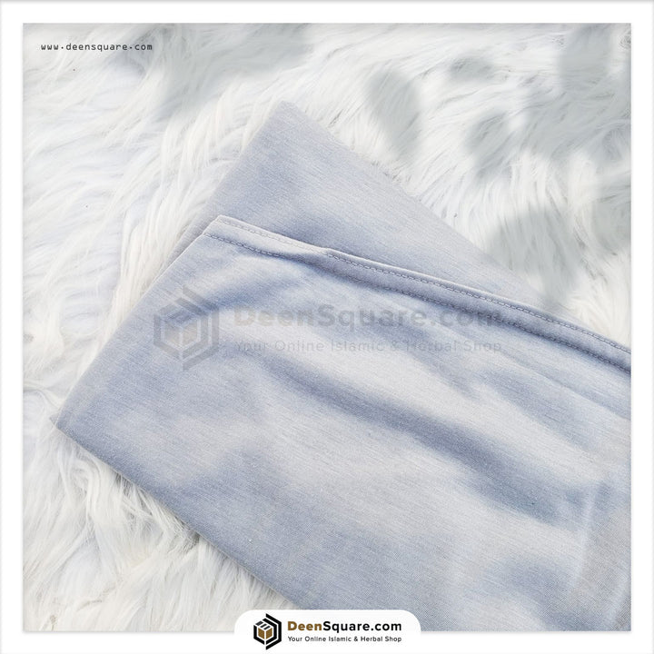 Kids prayer hijab makhna in grey color