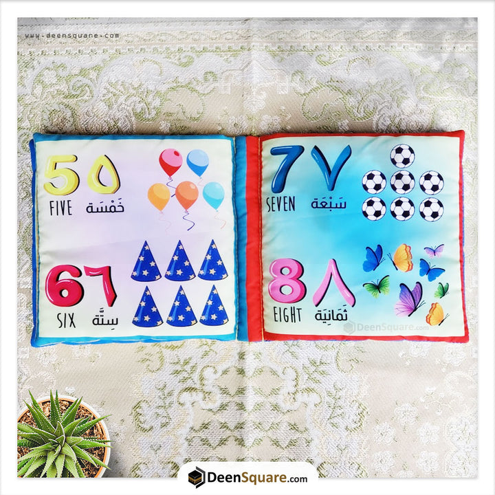 My First Book of Numbers, Shapes & Colors - Soft Plush Book for Kids