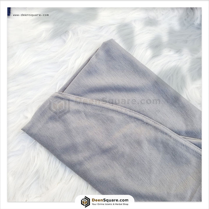 Kids prayer hijab makhna in dark grey color