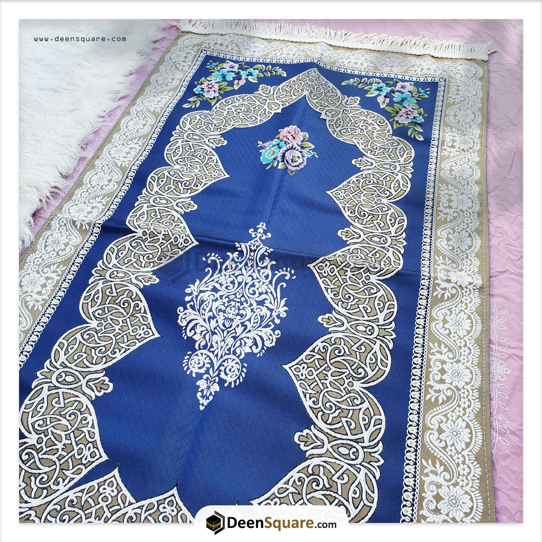 Turkish Floral Design Prayer Mat