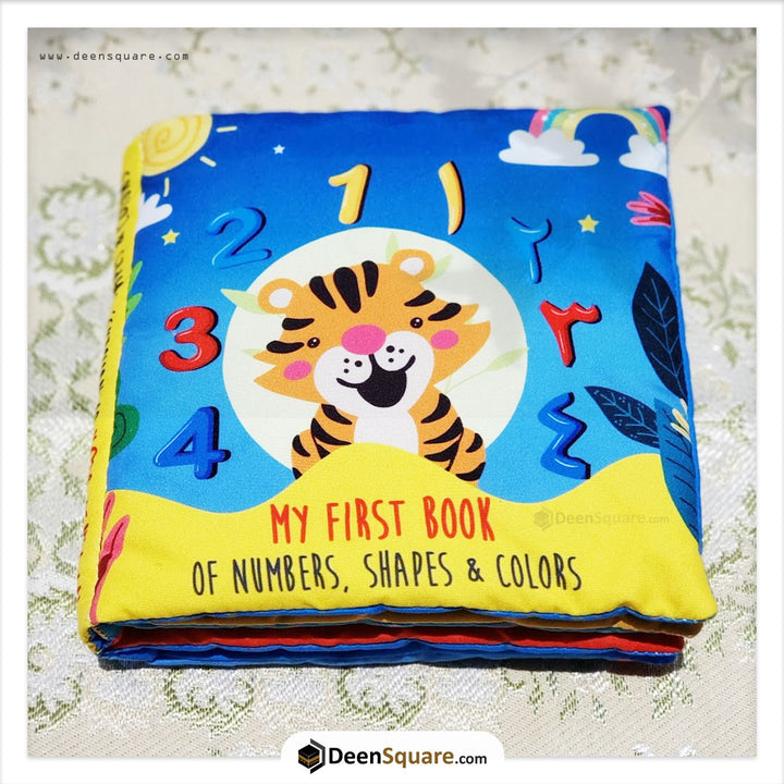 My First Book of Numbers, Shapes & Colors - Soft Plush Book for Kids