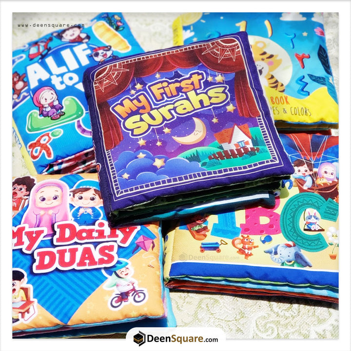 My First Book of Numbers, Shapes & Colors - Soft Plush Book for Kids