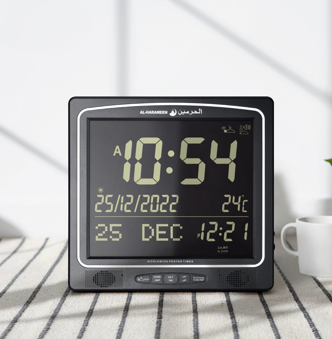 Al Harameen Digital Azan Clock HA-7025