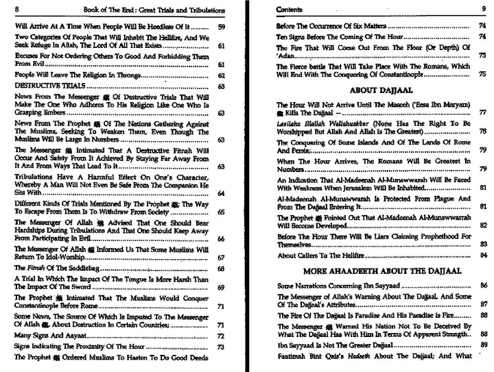 Book Of The End - Great Trials & Tribulations