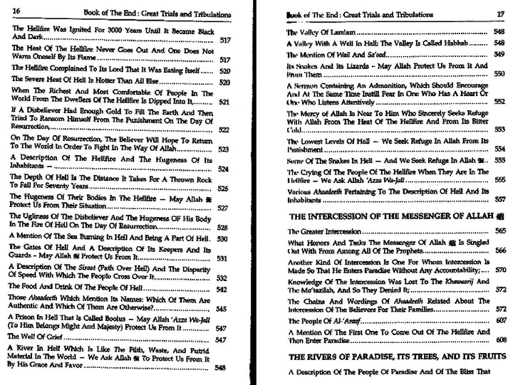 Book Of The End - Great Trials & Tribulations