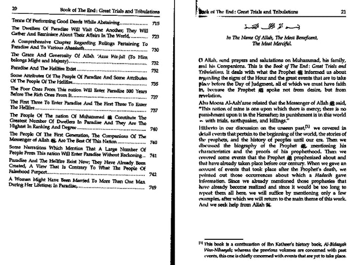 Book Of The End - Great Trials & Tribulations