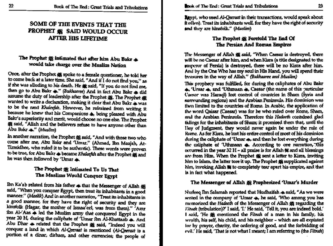 Book Of The End - Great Trials & Tribulations
