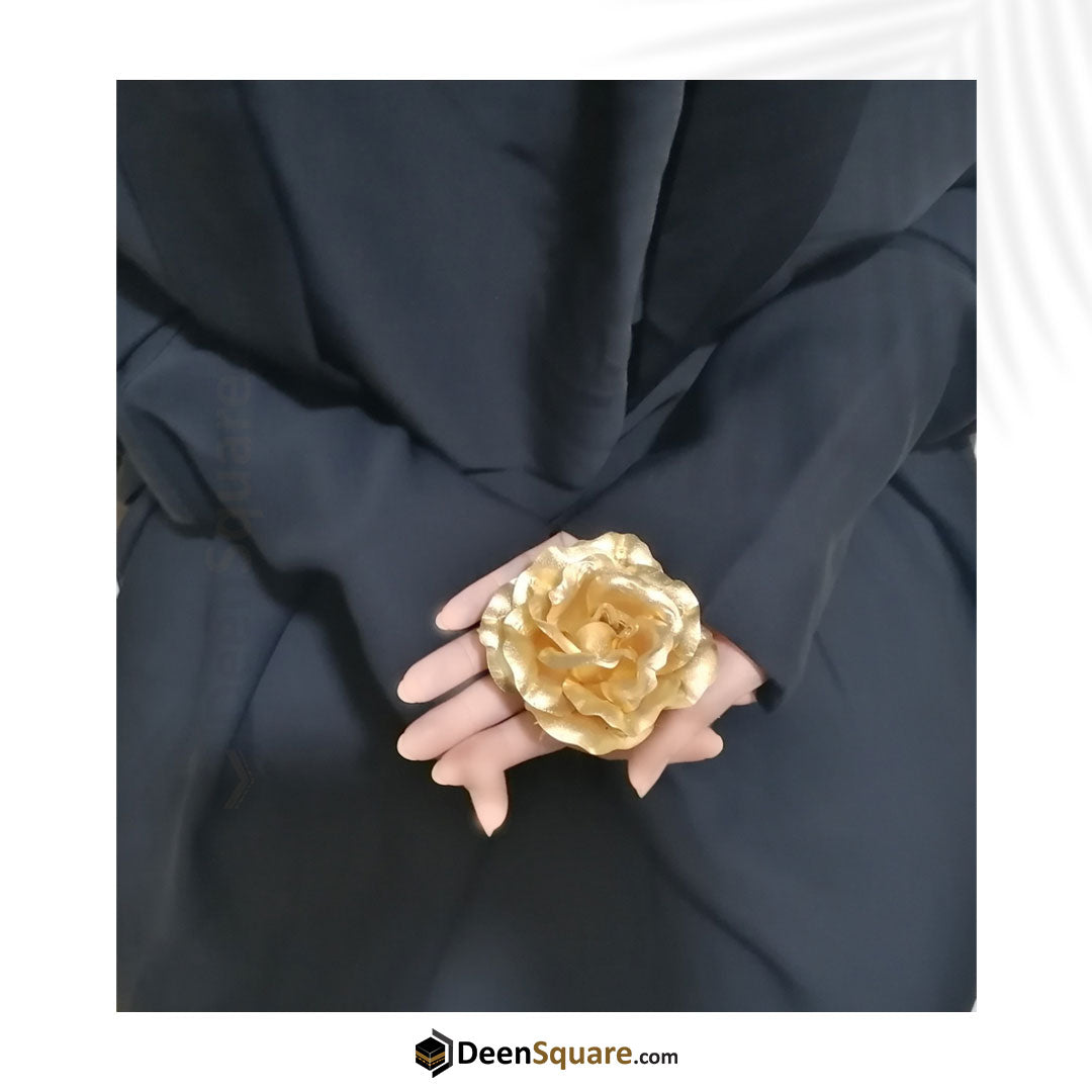 3 Piece Jilbab (Plain Sleeves) - Khimar with Skirt and Niqab