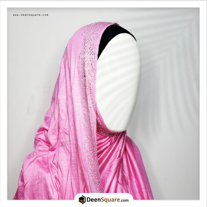 Hijab Scarf with Rhinestones
