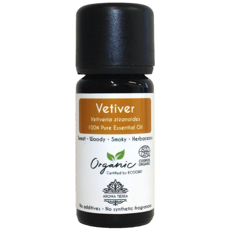 Organic Vetiver Essential Oil - 100% Pure & Organic - DeenSquare.com