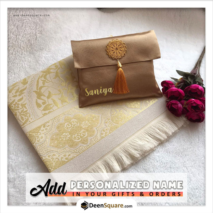 Prayer Mat Rug with Pouch (Various Colours) - Sajjadah