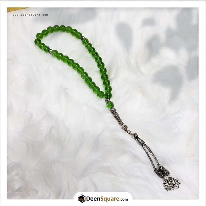 Amber Stone Handmade Beads Tasbeeh (تسبيح) - 33 Beads Tasbeeh