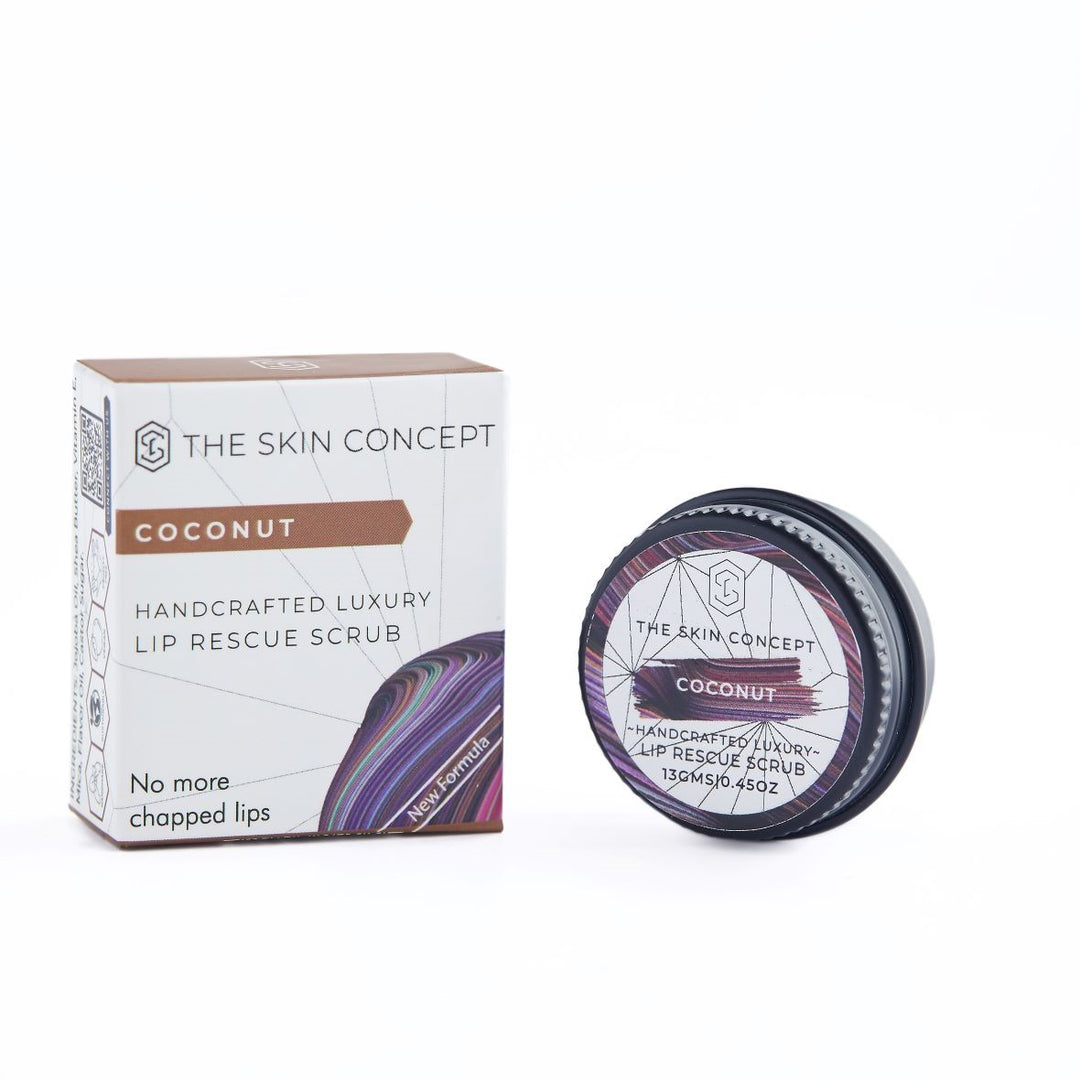 Handmade Lip Scrub - Coconut- The Skin Concept