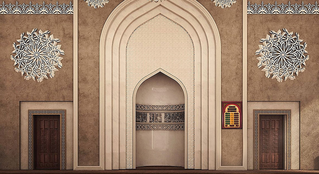 Al Harameen Digital Azan Clock HA-5522 - 55x75 cm | ساعات أذان الحرمين