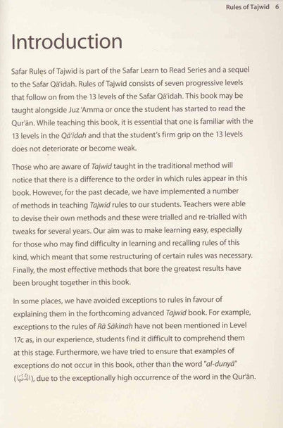 Rules of Tajwid (Madinah Script) – Learn to Read Series by Safar Publications