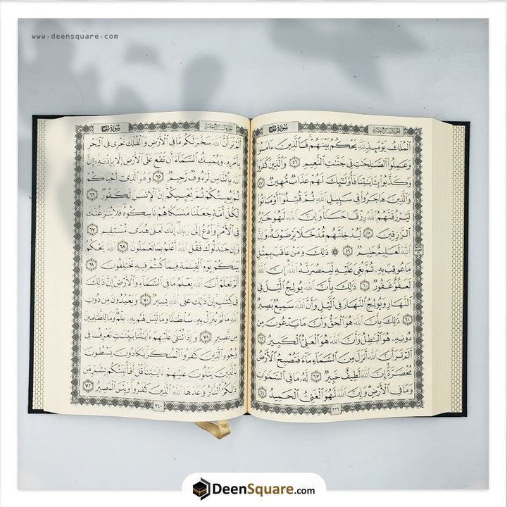 Quran Uthmani Script 15 Lines, 14 x 20 cm, 48 pcs Bulk  Single Color Pages -  المصحف بالرســــــم العثماني شاموا 48 مصحف بالجملة