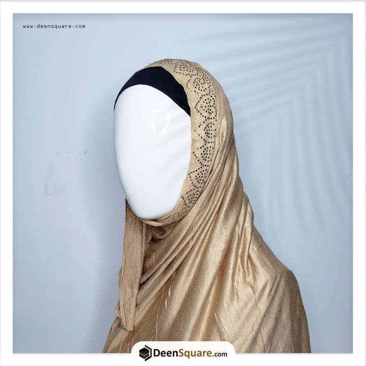 Hijab Scarf with Rhinestones