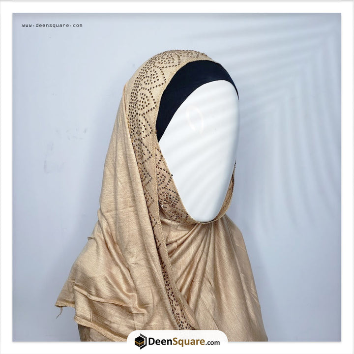 Hijab Scarf with Rhinestones