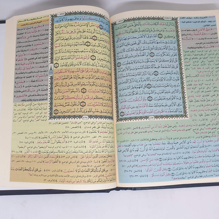 المصحف المعلم لتيسير حفظ القران - Quran for easy memorization (Arabic) 17x24 cm