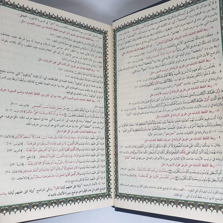 المصحف المعلم لتيسير حفظ القران - Quran for easy memorization (Arabic) 17x24 cm