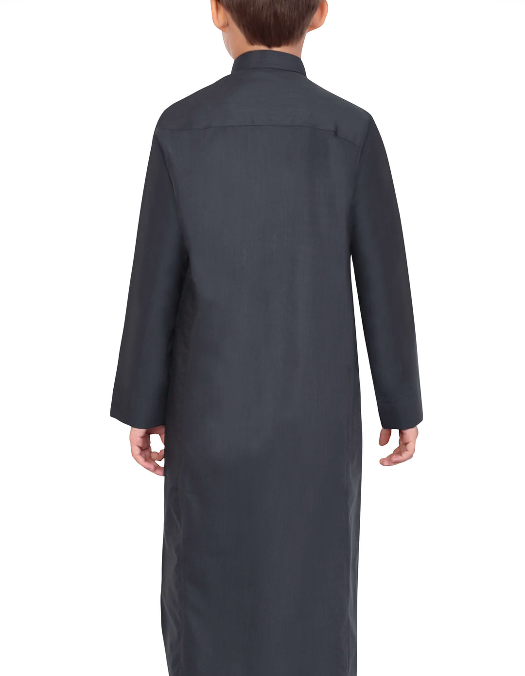 Mashroo Aplos Saudi Kandoora for Kids & Boys - Grey