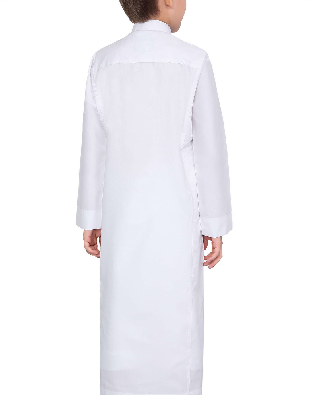 Mashroo Aplos Saudi Kandoora for Kids & Boys - White