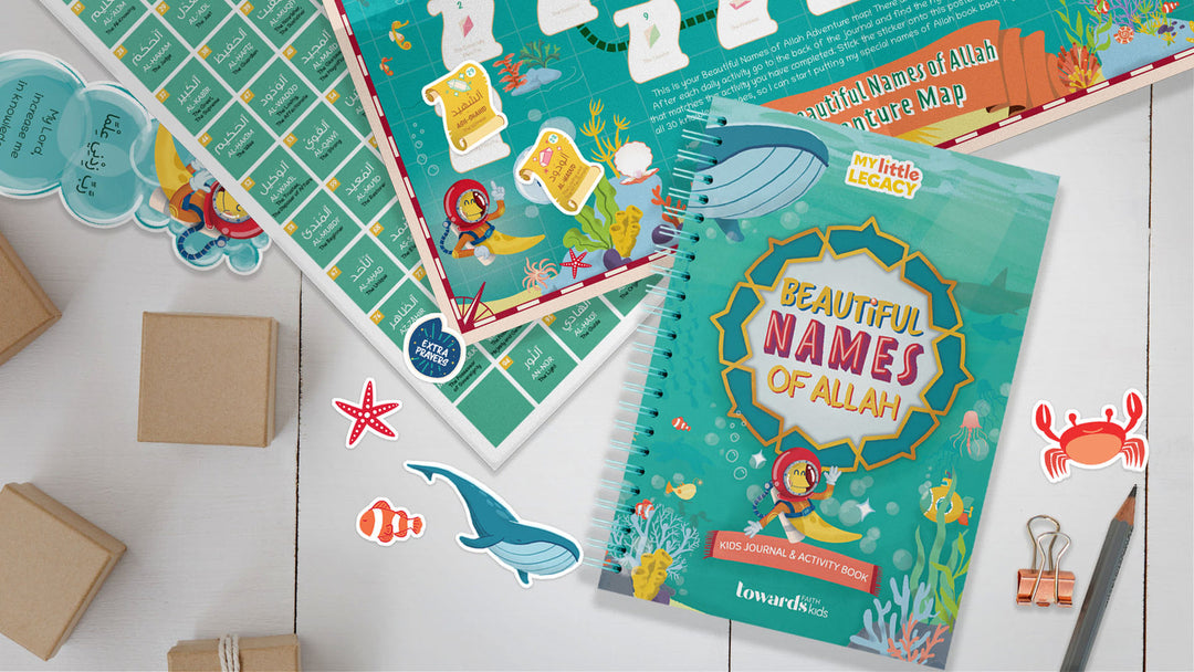 Beautiful Names of Allah (Kids Journal & Activity Book) by Towards Faith