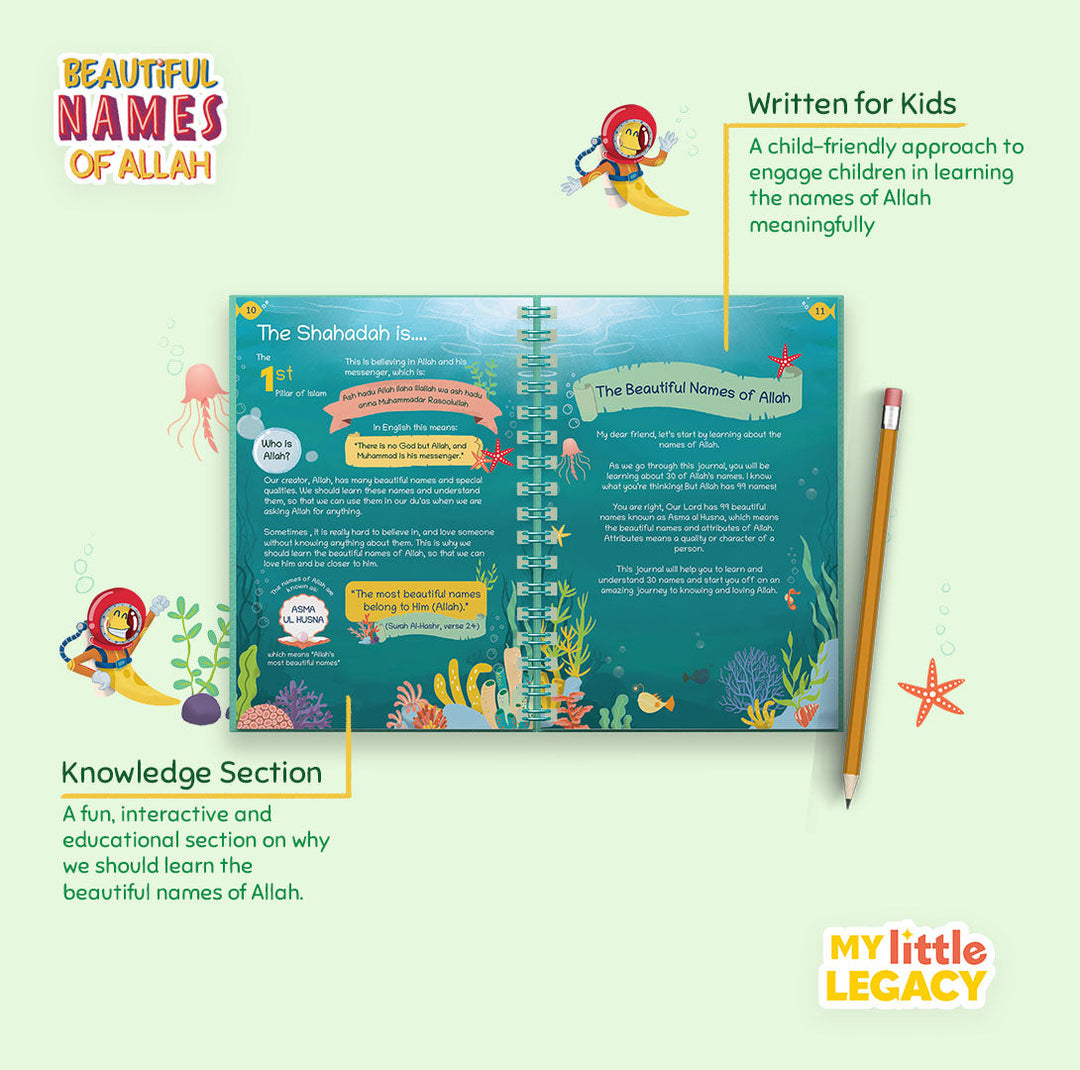 Beautiful Names of Allah (Kids Journal & Activity Book) by Towards Faith