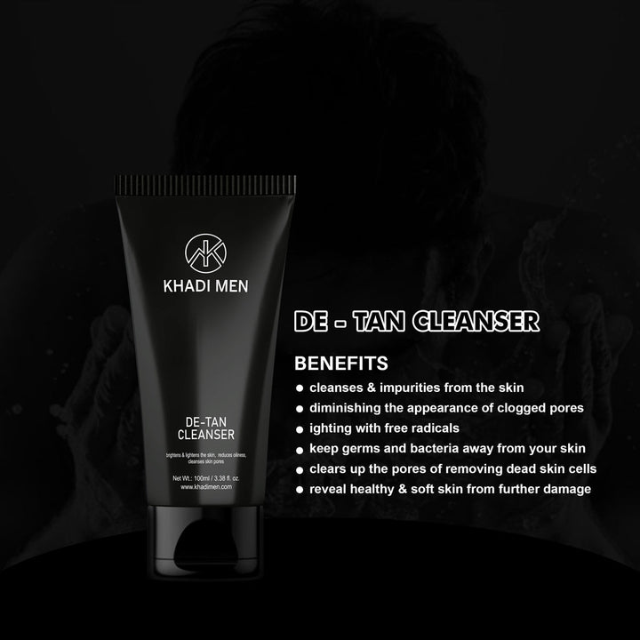 De-Tan Cleanser - Khadi Men