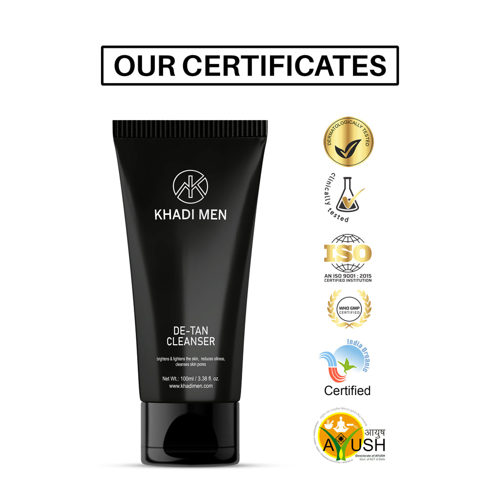 De-Tan Cleanser - Khadi Men
