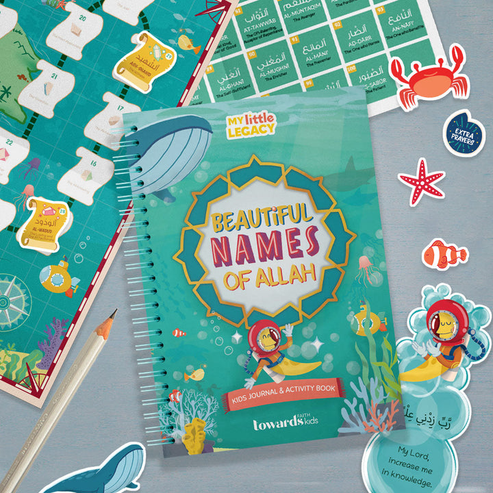 Beautiful Names of Allah (Kids Journal & Activity Book) by Towards Faith