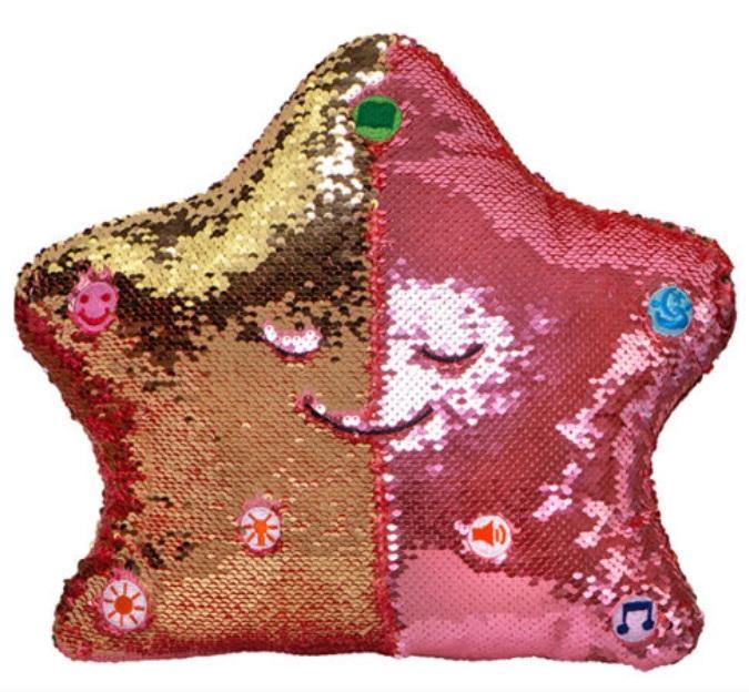 Flippable Sequins My Dua Pillow – Rose & Gold