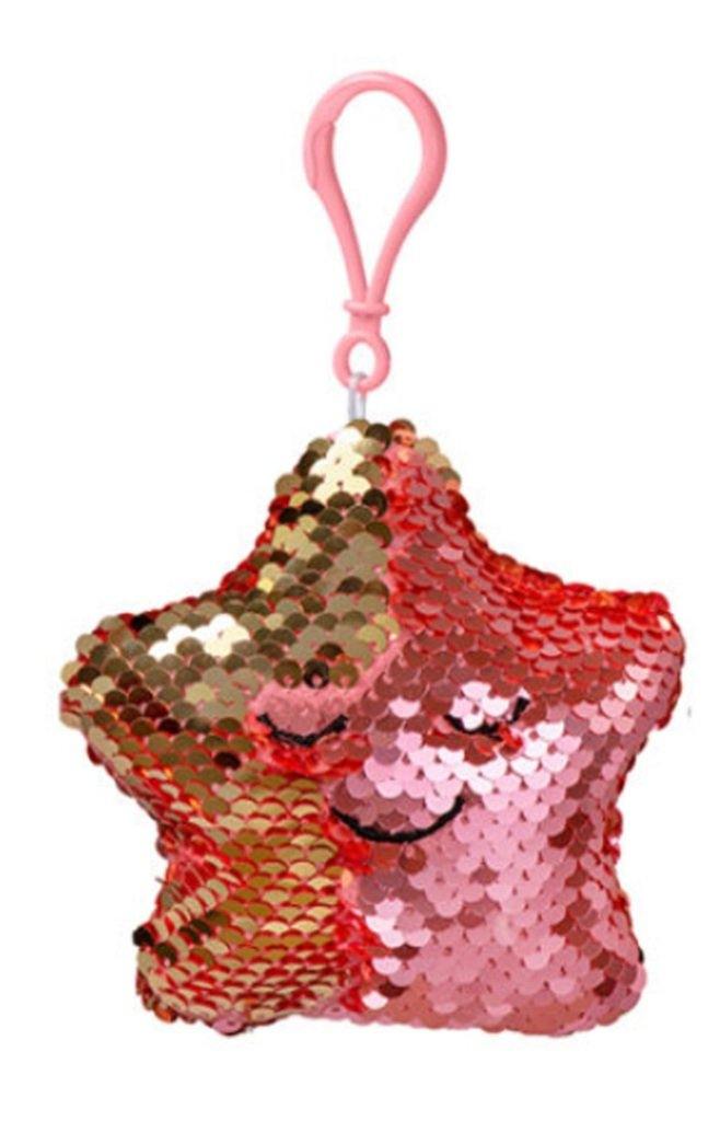 Flippable Sequins My Travel Dua Keyring