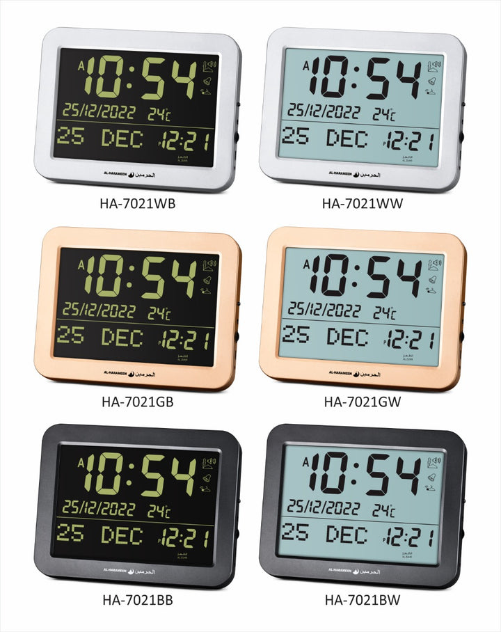 Al Harameen Digital Azan Clock HA-7021