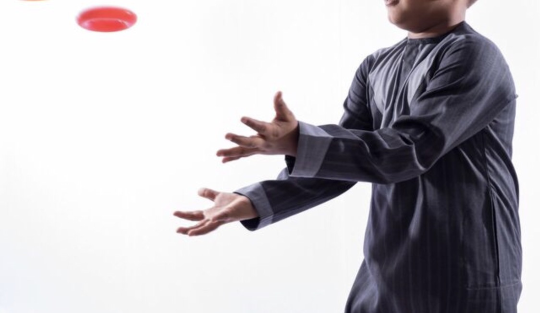 Mashroo V-Lining Grey Kandoora for Kids & Boys