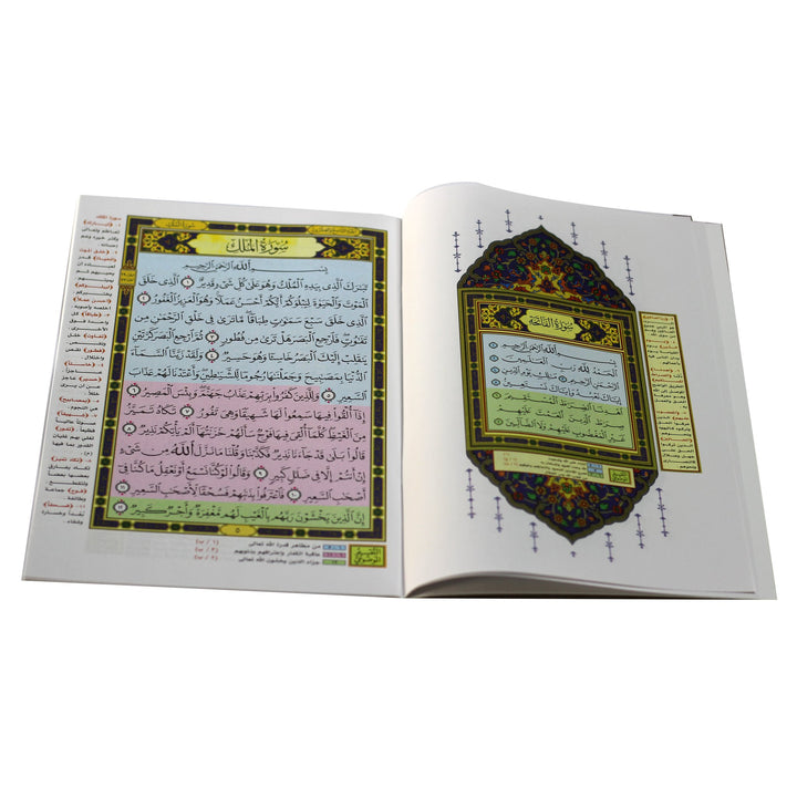Juz Tabarak m'a altaqsim almawduei - جزء تبارك مع التقسيم الموضوعي و أسباب النزول و شرح المفردات
