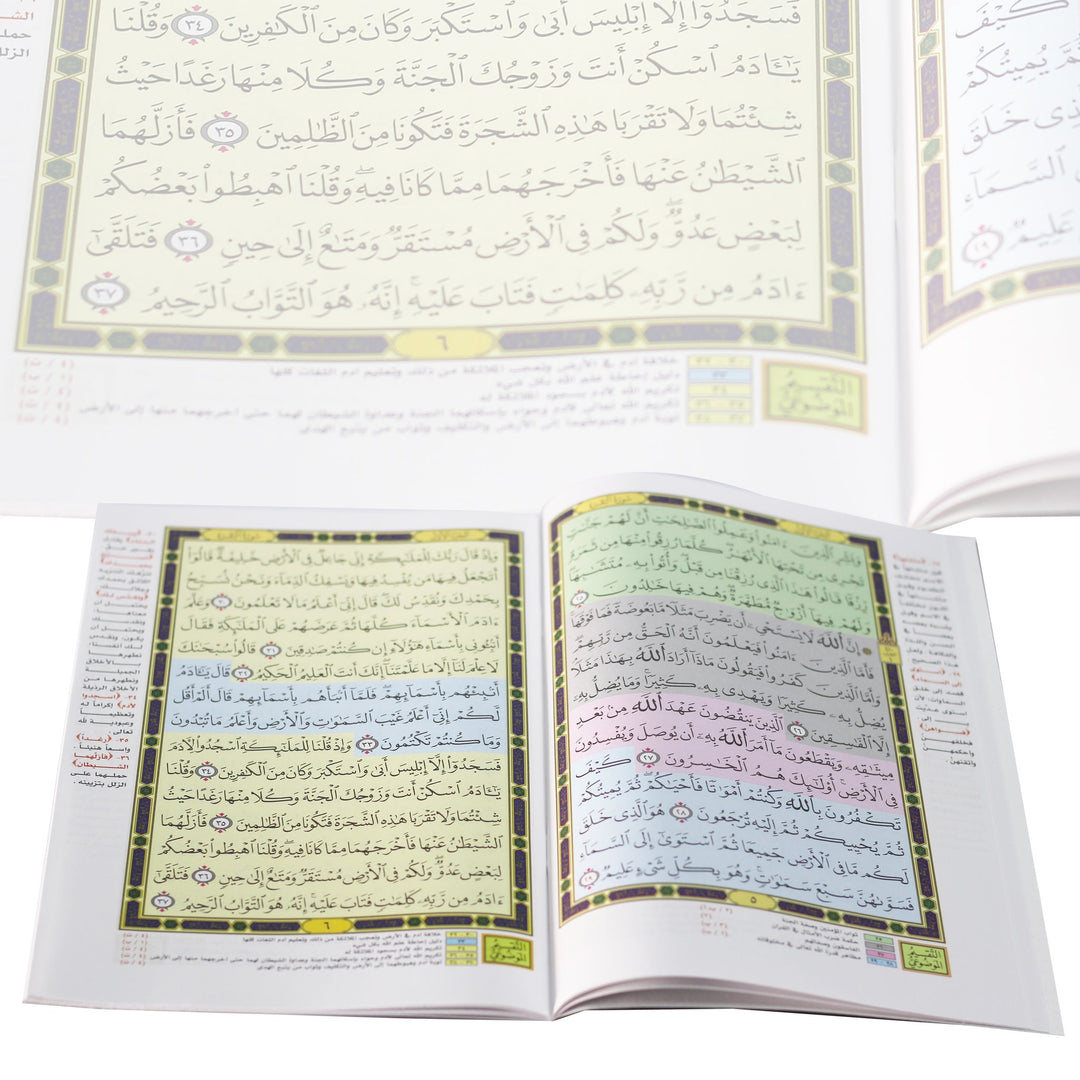 Surah Al Baqarah m'a altaqsim almawduei - سورة البقرة مع التقسيم الموضوعي و أسباب النزول و شرح المفردات