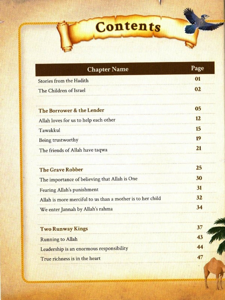 The Borrower and the Lender and other amazing stories from the Sunnah