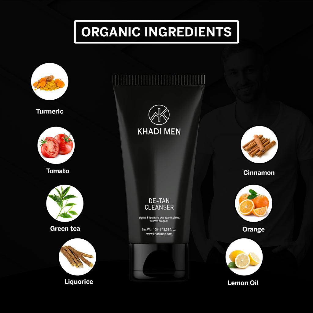 De-Tan Cleanser - Khadi Men