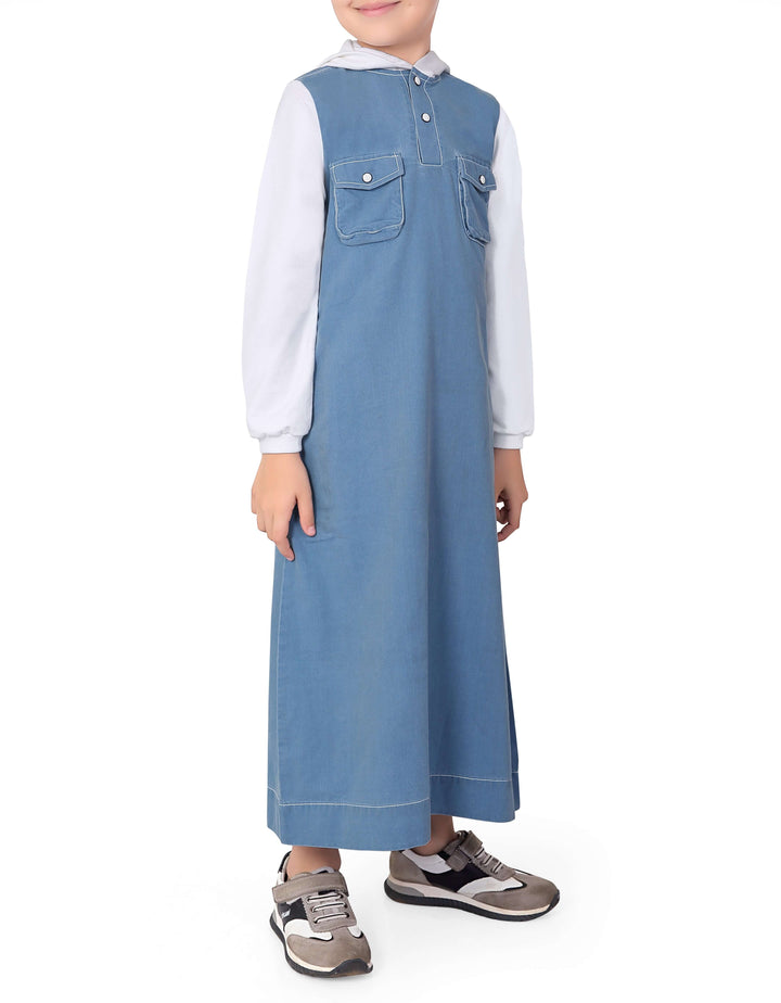 Mashroo Kruger Denim Hoody Kandoora for Kids & Boys