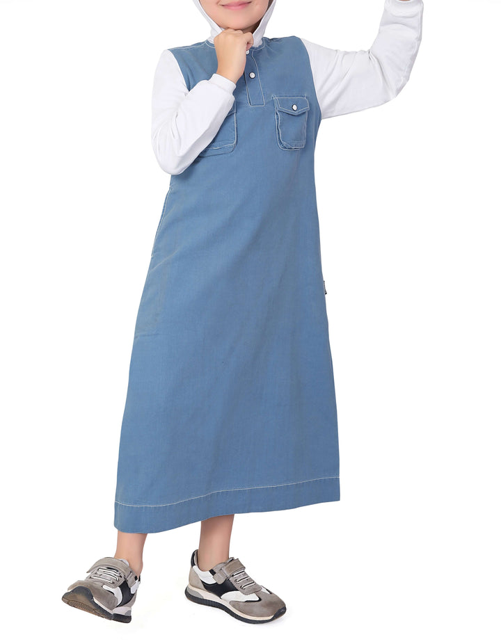 Mashroo Kruger Denim Hoody Kandoora for Kids & Boys