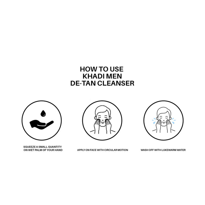 De-Tan Cleanser - Khadi Men