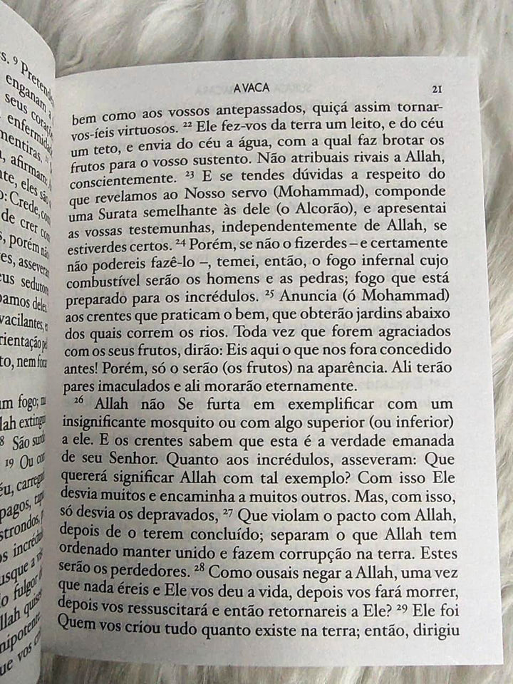 Portugese Quran - Pocket Size (Without Arabic)