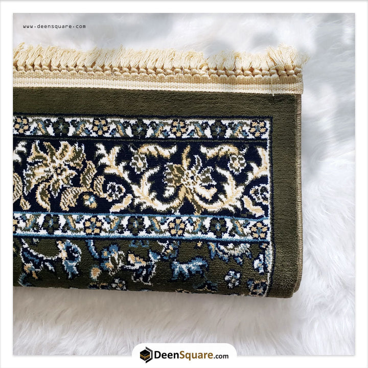 Al Rawdah Plain Design (New) Prayer Mat - سجادة صلاة الروضة بتصميم سادة (جديد)