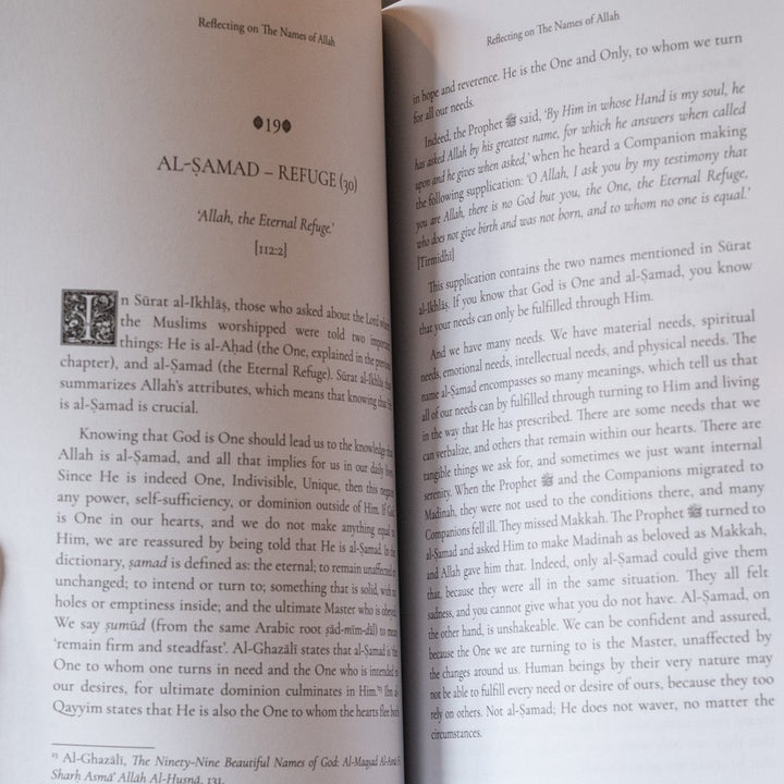 Reflecting on the Names of Allah