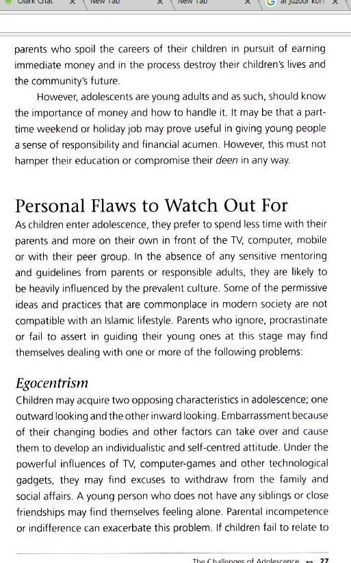 A Guide to Parenting in Islam: Addressing Adolescence