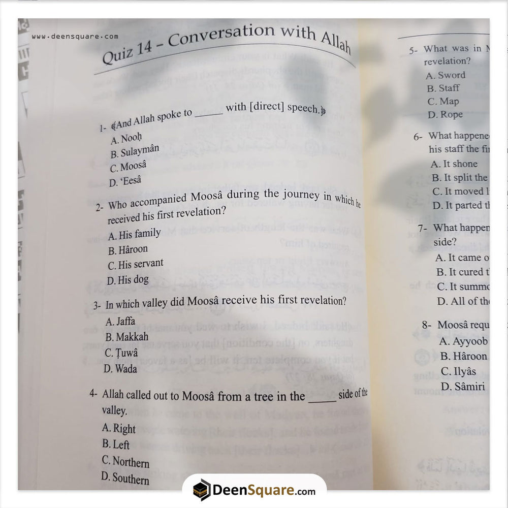 Stories of the Quran - Quiz Book